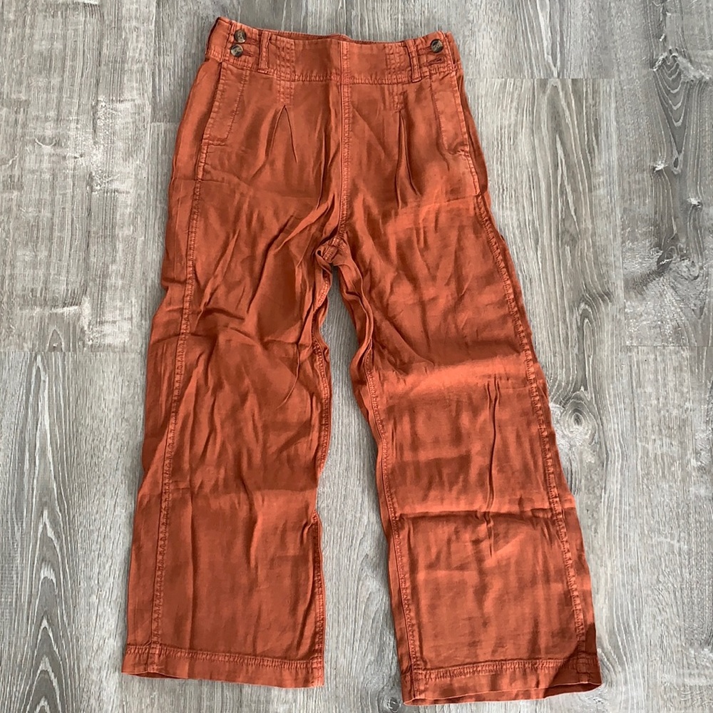 American Eagle Outfitters Flared Orange Pants